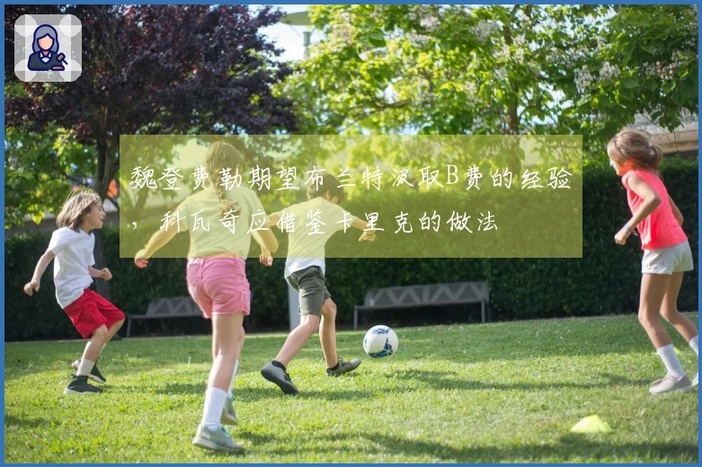 魏登费勒期望布兰特汲取B费的经验，科瓦奇应借鉴卡里克的做法